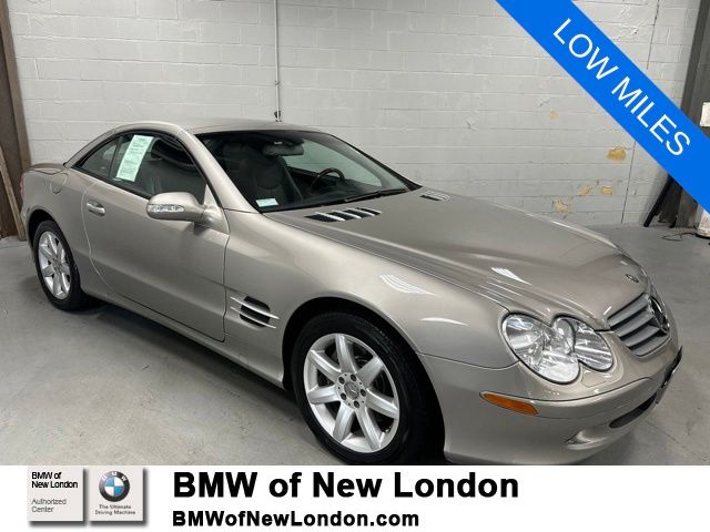 Desert Silver Metallic 2003 Mercedes-Benz SL-Class Convertible Rear-Wheel Drive Automatic