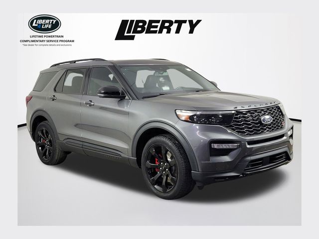 Gray Metallic 2023 Ford Explorer SUV / Crossover All-Wheel Drive Automatic