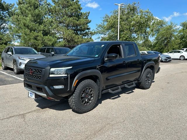 Super Black 2022 Nissan Frontier Pickup Truck Four-Wheel Drive 9-Speed Automatic