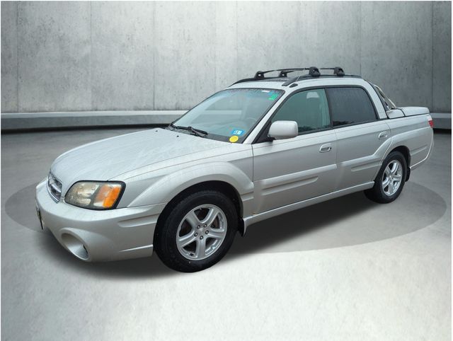 Silver 2003 Subaru Baja AWD Pickup Truck All-Wheel Drive 4-Speed Automatic