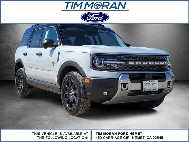 White Metallic 2026 Ford Bronco Sport SUV / Crossover All-Wheel Drive 8-Speed Automatic