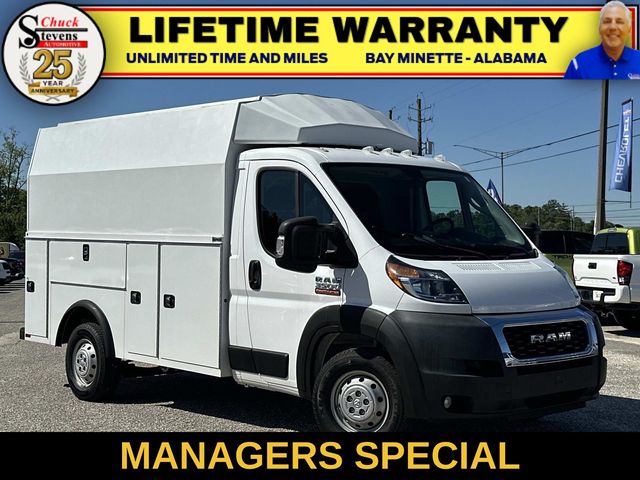 Bright White Clearcoat 2021 RAM ProMaster Chassis Pickup Truck Front-Wheel Drive 6-Speed Automatic