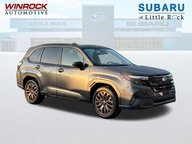 Gray Metallic 2026 Subaru Forester Sport Crossover AWD SUV / Crossover All-Wheel Drive Continuously Variable Transmission