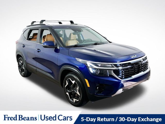 Dark Ocean Blue 2025 Kia Seltos EX FWD SUV / Crossover Front-Wheel Drive Continuously Variable Transmission