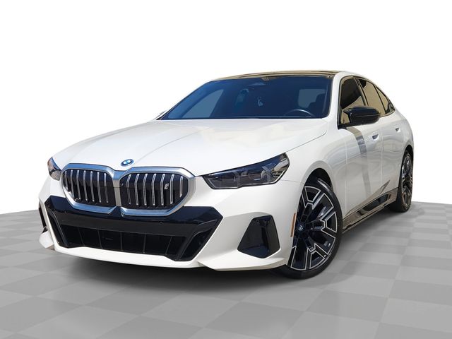 Alpine White 2024 BMW i5 eDrive40 FWD Sedan Rear-Wheel Drive Automatic