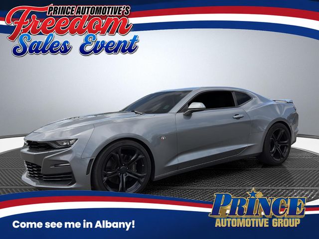 Gray (Satin Steel Metallic) 2021 Chevrolet Camaro Coupe Rear-Wheel Drive Automatic