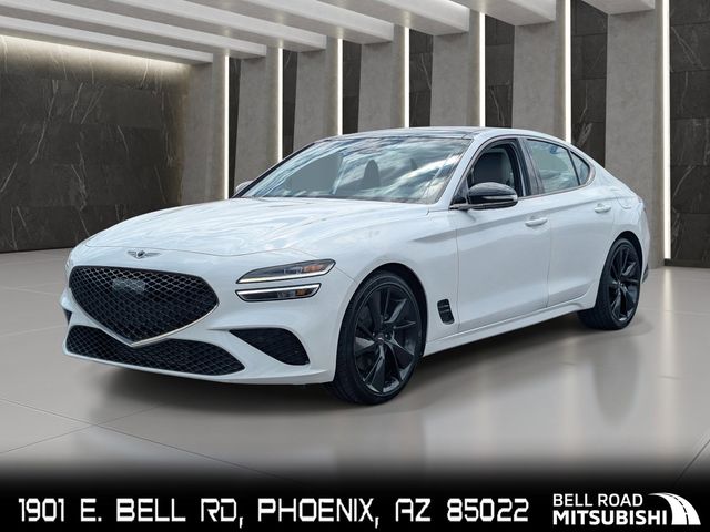 Uyuni White 2023 Genesis G70 2.0T RWD Sedan Rear-Wheel Drive 8-Speed Automatic