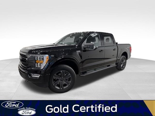Agate Black Metallic 2023 Ford F-150 XLT SuperCrew 4WD Pickup Truck Four-Wheel Drive Automatic