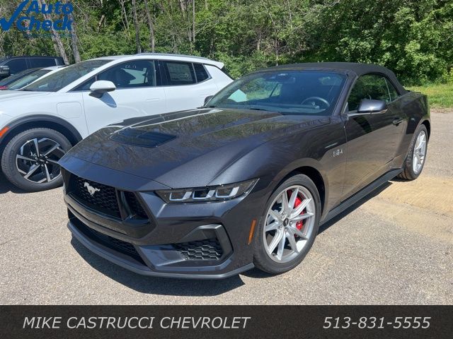 Gray Metallic 2024 Ford Mustang GT Premium Convertible RWD Convertible Rear-Wheel Drive Automatic