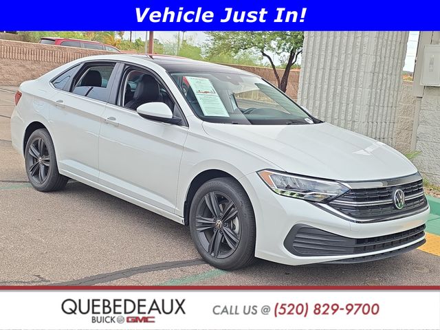 Opal White 2024 Volkswagen Jetta Sedan Front-Wheel Drive 8-Speed Automatic