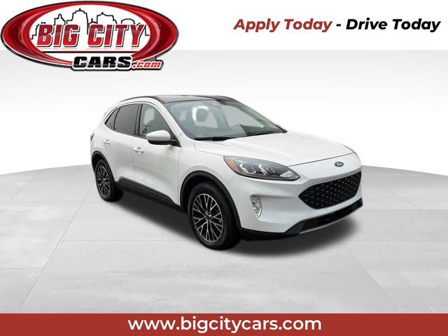 Oxford White 2022 Ford Escape Hybrid Plug-in SUV / Crossover Front-Wheel Drive Continuously Variable Transmission