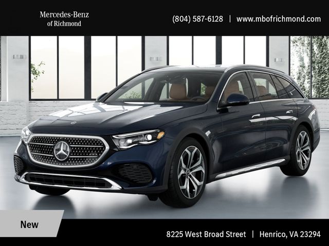 Nautical Blue Metallic 2026 Mercedes-Benz E-Class All-Terrain Wagon All-Wheel Drive 9-Speed Automatic