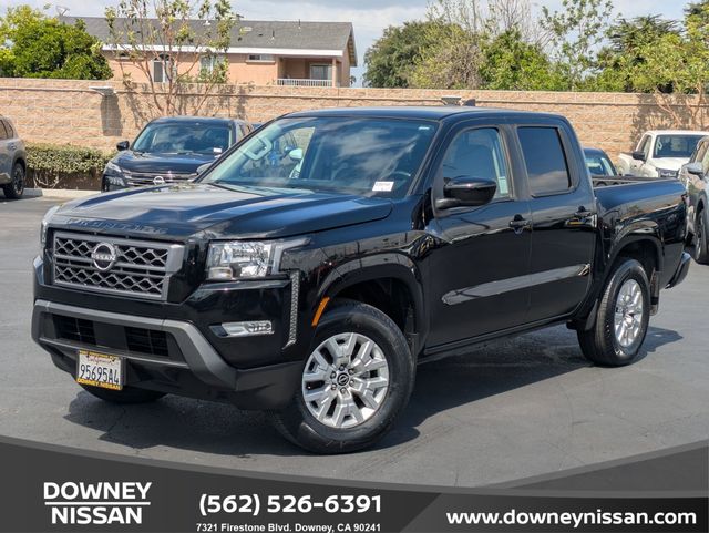 Super Black 2024 Nissan Frontier SV Crew Cab RWD Pickup Truck 4X2 9-Speed Automatic Overdrive