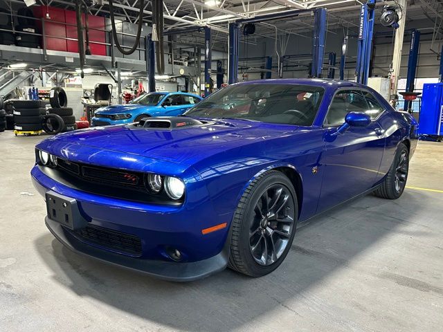 Indigo Blue 2020 Dodge Challenger R/T Scat Pack RWD Coupe Rear-Wheel Drive 8-Speed Automatic