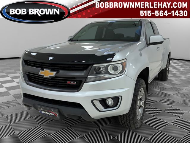 Silver Ice Metallic 2015 Chevrolet Colorado Pickup Truck Four-Wheel Drive 6-Speed Automatic
