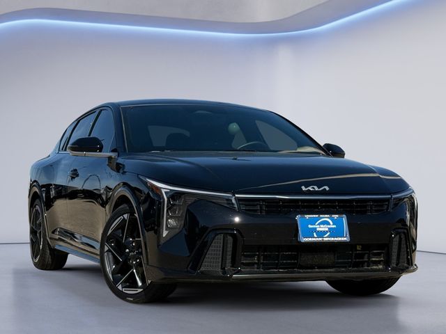 Aurora Black Pearl 2025 Kia K4 GT-Line FWD Sedan Front-Wheel Drive Continuously Variable Transmission