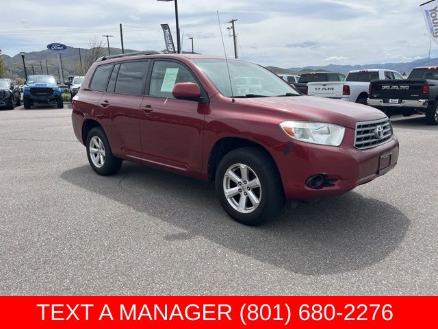 Red 2008 Toyota Highlander Base 4WD SUV / Crossover All-Wheel Drive 5-Speed Automatic Overdrive