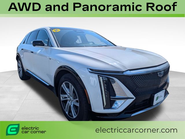 Crystal White Tricoat 2024 Cadillac LYRIQ Tech AWD SUV / Crossover All-Wheel Drive 1-Speed Automatic