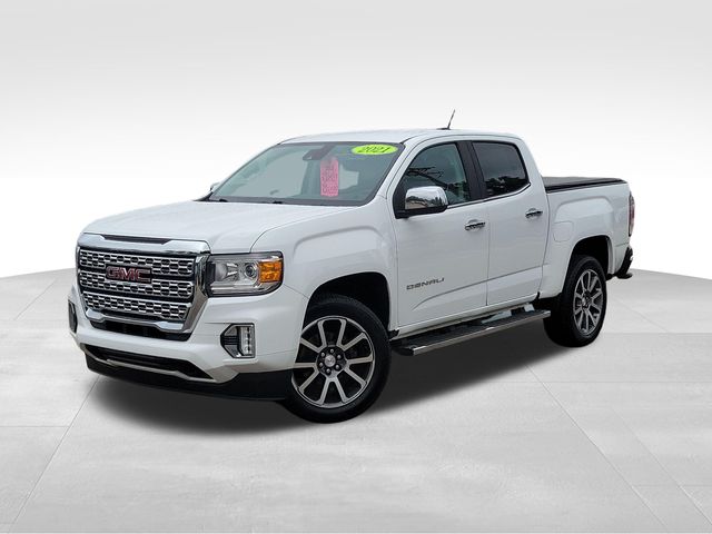 Summit White 2021 GMC Canyon Pickup Truck Four-Wheel Drive 8-Speed Automatic