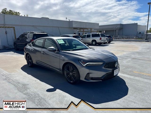 Liquid Carbon Metallic 2024 Acura Integra Hatchback Front-Wheel Drive Continuously Variable Transmission