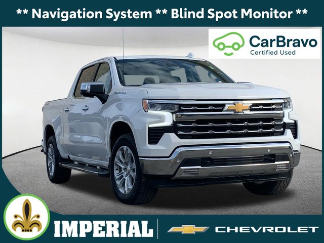 Summit White 2023 Chevrolet Silverado 1500 Pickup Truck Four-Wheel Drive Automatic