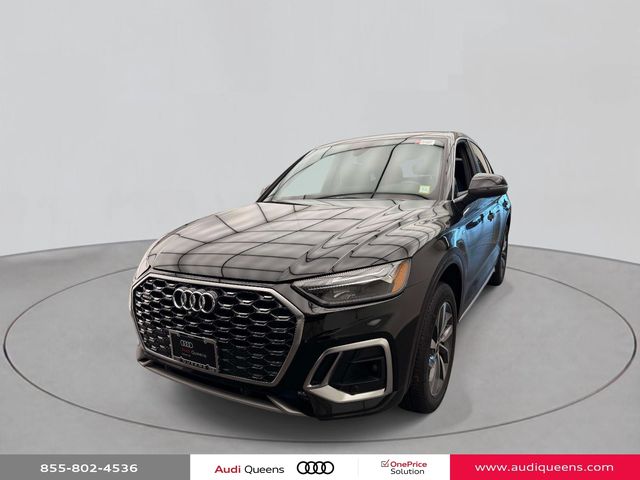 Mythos Black Metallic 2023 Audi Q5 Sportback Sedan All-Wheel Drive 7-Speed Automatic