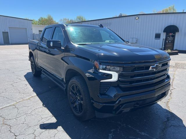 Black 2024 Chevrolet Silverado 1500 High Country Crew Cab 4WD Pickup Truck Four-Wheel Drive Automatic