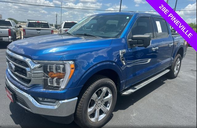 Atlas Blue Metallic 2023 Ford F-150 Pickup Truck Four-Wheel Drive Automatic