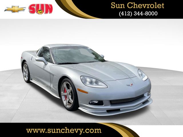 Blade Silver Metallic 2009 Chevrolet Corvette 3LT Coupe RWD Coupe Rear-Wheel Drive 6-Speed Automatic