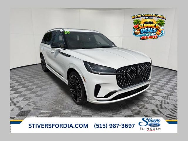 White Metallic 2025 Lincoln Aviator Black Label AWD SUV / Crossover All-Wheel Drive Automatic