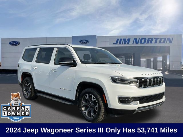 Bright White Clearcoat 2024 Jeep Wagoneer Series III 4WD SUV / Crossover Four-Wheel Drive 8-Speed Automatic