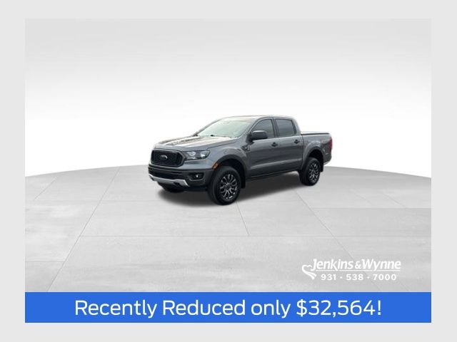 Cactus Gray 2022 Ford Ranger XLT SuperCrew 4WD Pickup Truck Four-Wheel Drive Automatic
