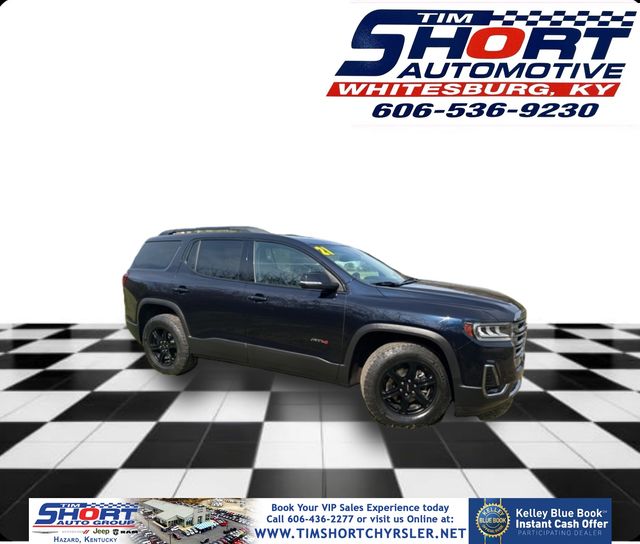 Midnight Blue Metallic 2021 GMC Acadia AT4 AWD SUV / Crossover Four-Wheel Drive 9-Speed Automatic
