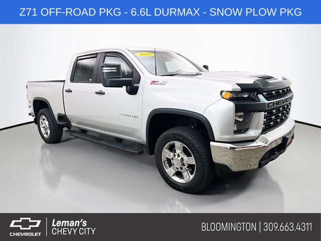 Silver Ice Metallic 2022 Chevrolet Silverado 2500HD Pickup Truck Four-Wheel Drive Automatic