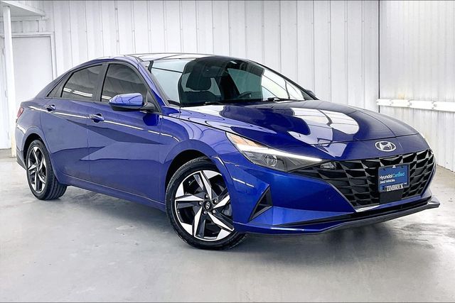 Intense Blue 2023 Hyundai Elantra Sedan Front-Wheel Drive Continuously Variable Transmission