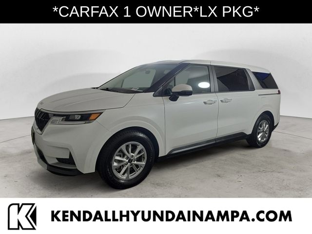 Snow White Pearl 2024 Kia Carnival LX FWD Minivan Front-Wheel Drive 8-Speed Automatic