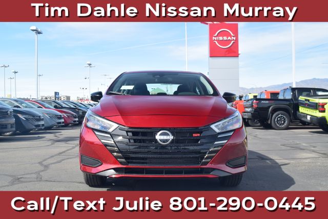 Red (Scarlet Ember Tintcoat) 2025 Nissan Versa SR FWD Sedan Front-Wheel Drive Continuously Variable Transmission