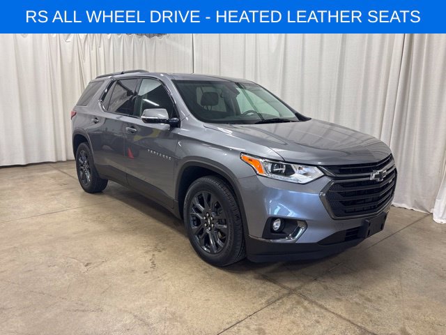 Gray (Satin Steel Metallic) 2019 Chevrolet Traverse SUV / Crossover Four-Wheel Drive 9-Speed Automatic
