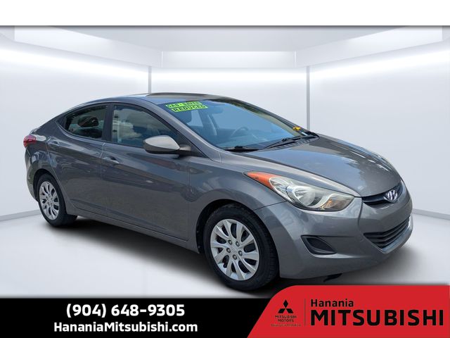 Harbor Gray Metallic 2012 Hyundai Elantra Sedan Front-Wheel Drive 6-Speed Automatic Overdrive