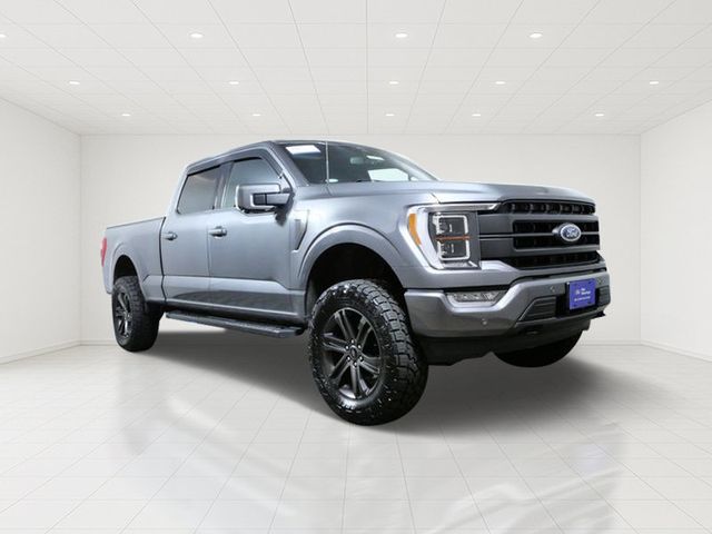 Gray 2022 Ford F-150 Pickup Truck Four-Wheel Drive Automatic