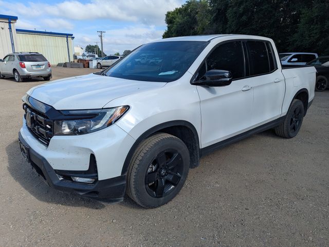 2025 White Honda Ridgeline Black Edition AWD Truck