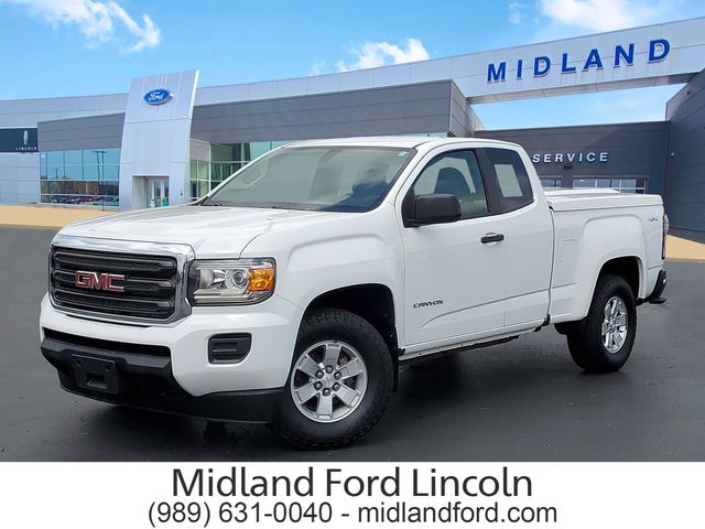 Summit White 2016 GMC Canyon Ext. Cab LB 4WD Pickup Truck Four-Wheel Drive 6-Speed Automatic