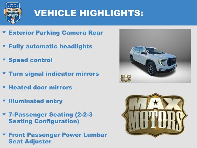 New 2026 GMC Acadia SUV
