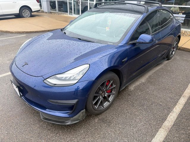 Blue 2020 Tesla Model 3   1-Speed Automatic
