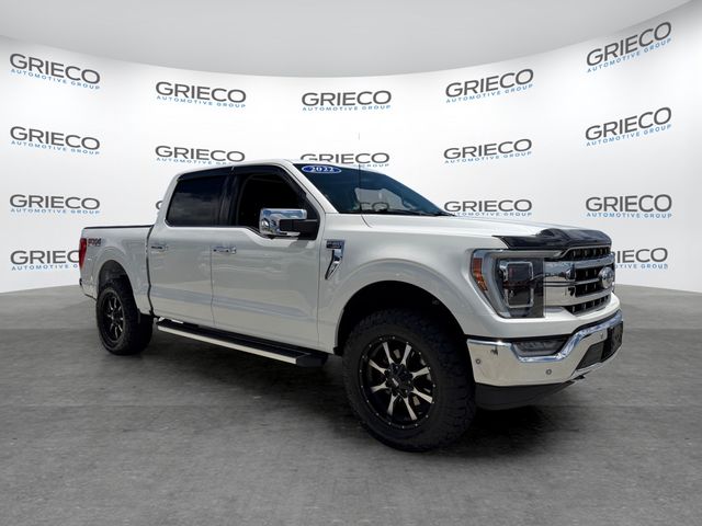 White Metallic 2022 Ford F-150 Pickup Truck Four-Wheel Drive Automatic