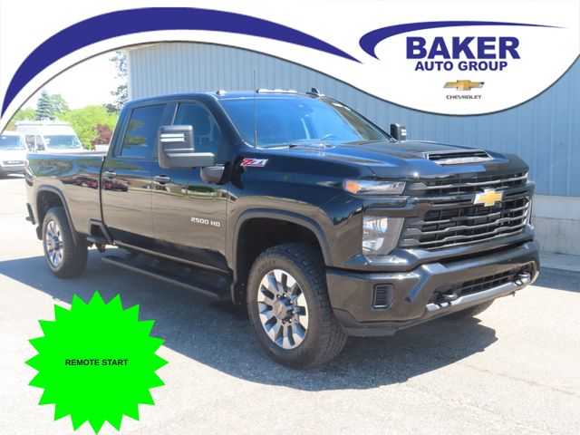 Black 2024 Chevrolet Silverado 2500HD Pickup Truck Four-Wheel Drive Automatic