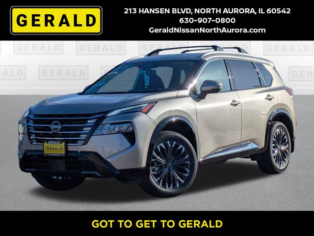 Champagne Silver Metallic 2026 Nissan Rogue Platinum AWD SUV / Crossover All-Wheel Drive Continuously Variable Transmission