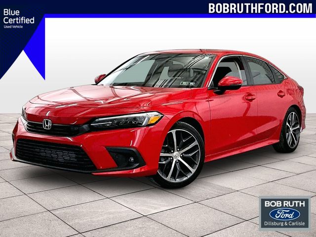 2024 Honda Civic Touring Red at South Hills Kia
