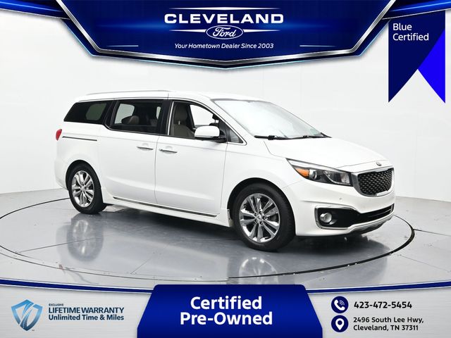 Snow White Pearl 2018 Kia Sedona Minivan Front-Wheel Drive 6-Speed Automatic