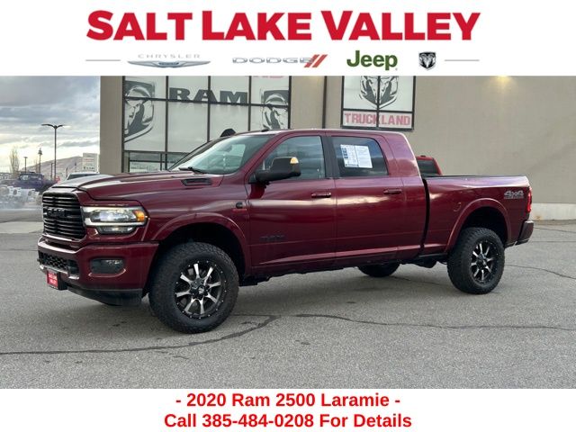 Delmonico Red Pearlcoat 2020 RAM 2500 Laramie Mega Cab 4WD Pickup Truck Four-Wheel Drive 6-Speed Automatic